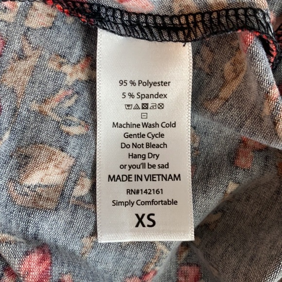 Lularoe Carly Dress size XS - Picture 7 of 7